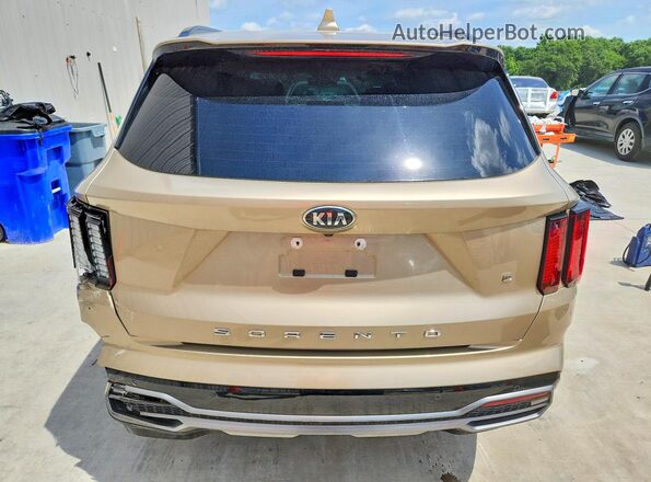 5XYRL4LC9MG009906 2021 KIA SORENTO Gold Вид ззаду