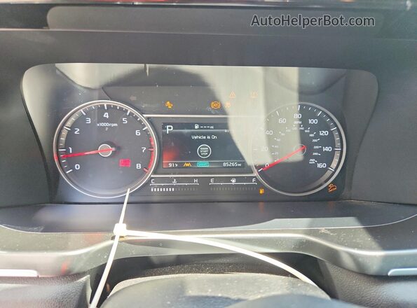 5XYRL4LC9MG009906 2021 KIA SORENTO Gold Вид щитка приладів