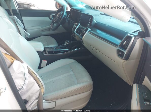 5XYRL4LC9MG018430 2021 KIA SORENTO Белый Вид салона спереди