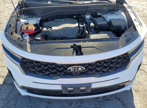 5XYRL4LC9MG071516 2021 KIA SORENTO White Widok komory silnika
