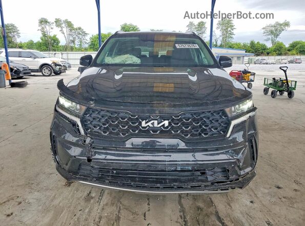 5XYRL4LC9PG163276 2023 KIA SORENTO Black Դիմացի տեսք