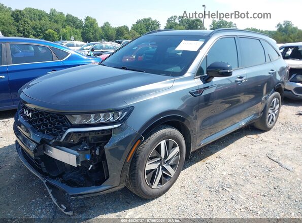5XYRL4LC9PG167120 2023 KIA SORENTO Серый Передняя левая четверть