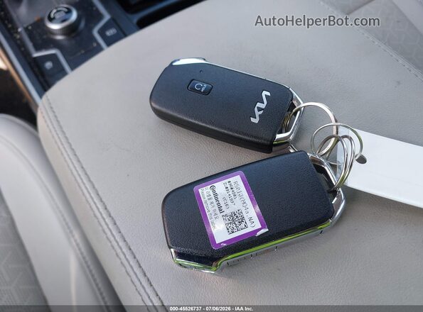 5XYRL4LC9PG167120 2023 KIA SORENTO Серый Вид панели приборов