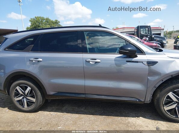 5XYRL4LC9PG201489 2023 KIA SORENTO Light Blue Widok wnętrza z tyłu