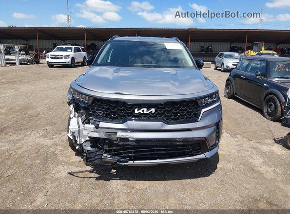 5XYRL4LC9PG201489 2023 KIA SORENTO Light Blue Widok zestawu wskaźników