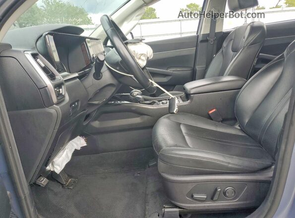 5XYRL4LCXNG095230 2022 KIA SORENTO Gray Вид салону спереду