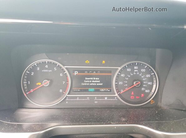 5XYRL4LCXNG095230 2022 KIA SORENTO Gray Вид щитка приладів