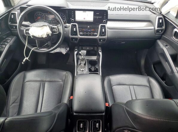 5XYRL4LCXNG095230 2022 KIA SORENTO Gray Вид панелі приладів