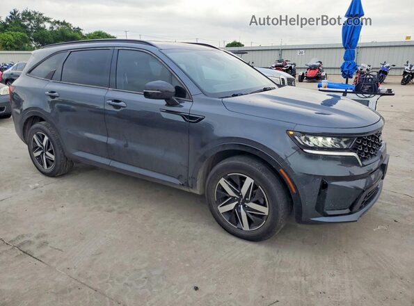5XYRL4LCXNG102127 2022 KIA SORENTO Black Передня права чверть