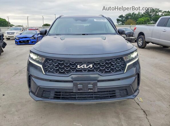 5XYRL4LCXNG102127 2022 KIA SORENTO Black Вид спереду