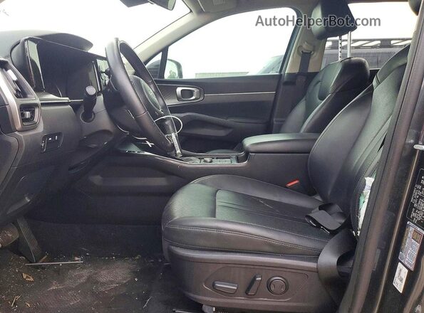 5XYRL4LCXNG102127 2022 KIA SORENTO Black Вид салону спереду