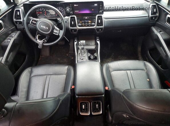 5XYRL4LCXNG102127 2022 KIA SORENTO Black Вид панелі приладів