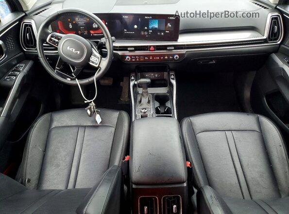 5XYRLDJC4RG256082 2024 KIA SORENTO Black Widok deski rozdzielczej