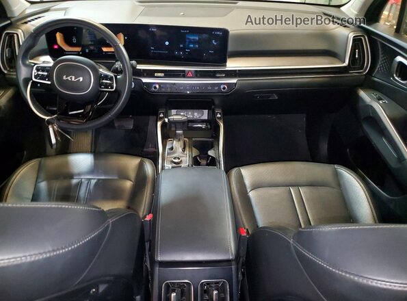 5XYRLDJC6RG289777 2024 KIA SORENTO Gray Widok deski rozdzielczej