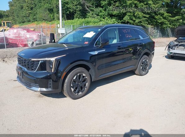 5XYRLDJC9RG298585 2024 KIA SORENTO Черный Передняя левая четверть