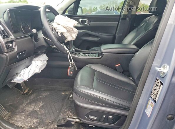 5XYRLDLC0MG001421 2021 KIA SORENTO Серый Вид салона спереди
