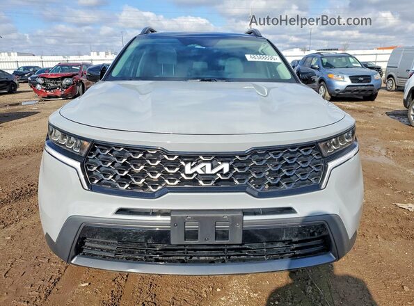 5XYRLDLC1NG140703 2022 KIA SORENTO Gray Front view