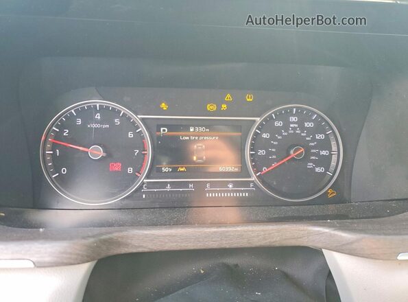 5XYRLDLC1NG140703 2022 KIA SORENTO Gray Instrument cluster view
