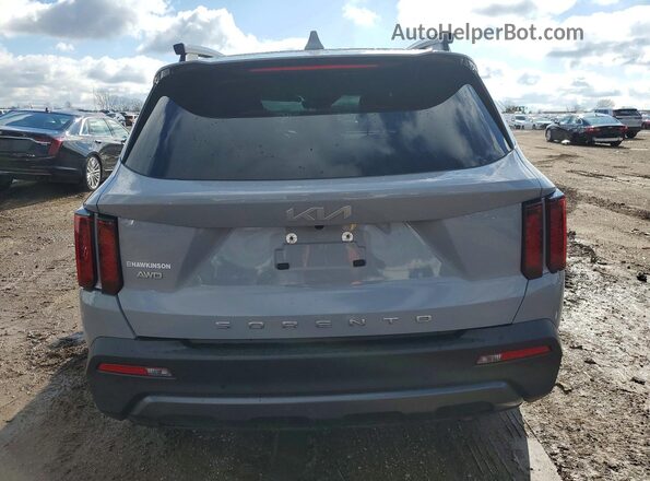 5XYRLDLC1NG140703 2022 KIA SORENTO Gray Rear view