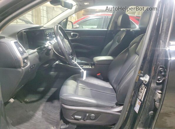 5XYRLDLC2MG069199 2021 KIA SORENTO Black Widok wnętrza z przodu