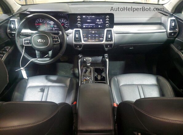 5XYRLDLC2MG069199 2021 KIA SORENTO Black Widok deski rozdzielczej