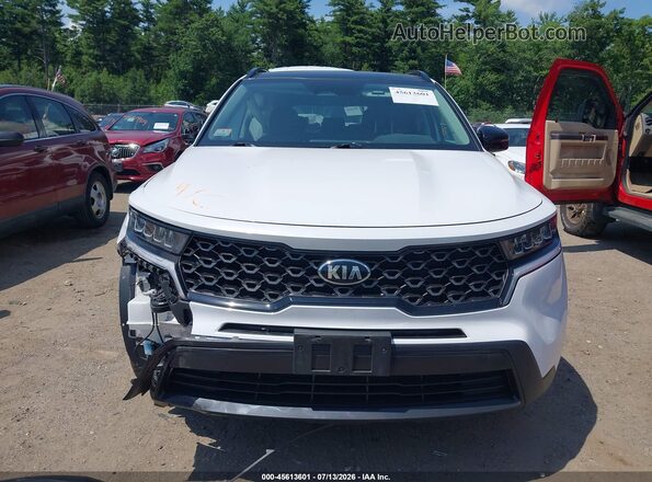 5XYRLDLC3MG065677 2021 KIA SORENTO White Instrument cluster view