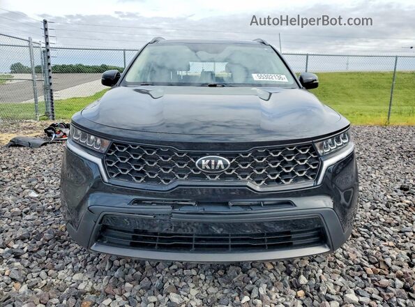5XYRLDLC4MG022580 2021 KIA SORENTO Black Widok z przodu