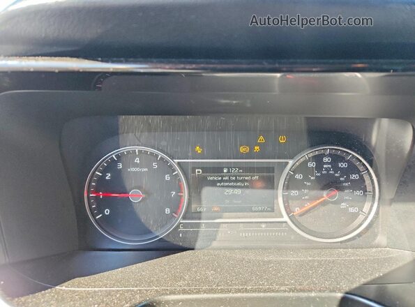 5XYRLDLC4MG025513 2021 KIA SORENTO Silver ხელსაწყოთა პანელის ხედი