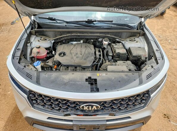 5XYRLDLC4MG025513 2021 KIA SORENTO Silver ძრავის განყოფილების ხედი
