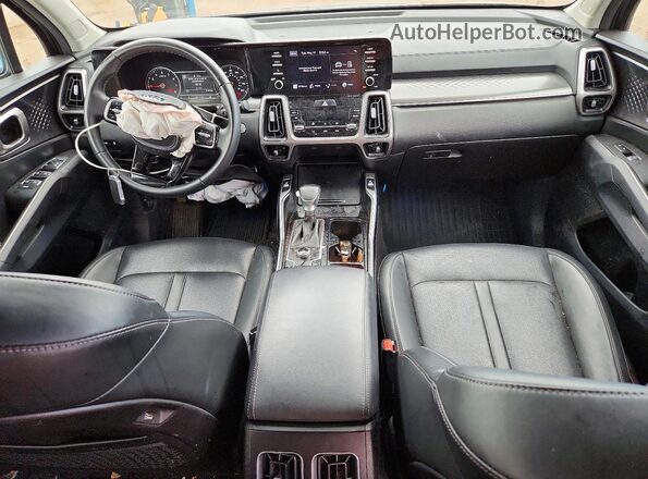 5XYRLDLC4MG059676 2021 KIA SORENTO Gray Առջևի վահանակի տեսք