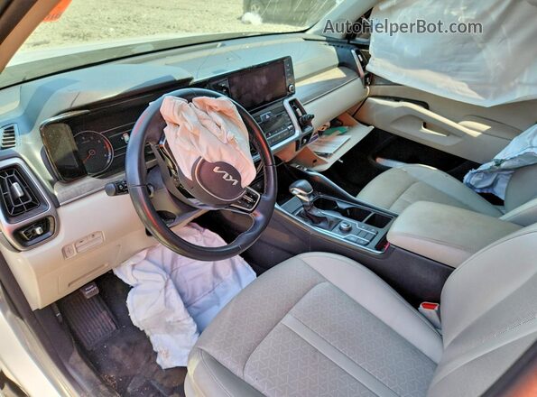 5XYRLDLC4NG098012 2022 KIA SORENTO Gray Widok deski rozdzielczej