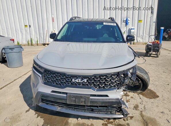 5XYRLDLC4PG194743 2023 KIA SORENTO Silver Դիմացի տեսք