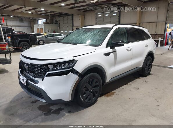5XYRLDLC5MG061274 2021 KIA SORENTO White წინა მარცხენა ხედი სამი მეოთხედიდან