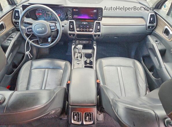 5XYRLDLC5NG081669 2022 KIA SORENTO Gray წინა პანელის ხედი