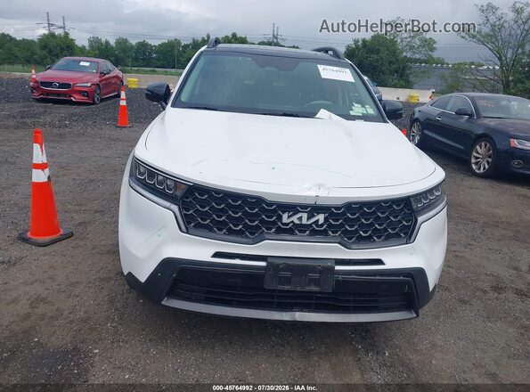 5XYRLDLC5NG082241 2022 KIA SORENTO Белый Вид щитка приборов
