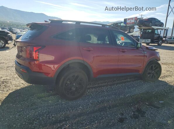 5XYRLDLC5NG159643 2022 KIA SORENTO Красный Задняя правая четверть