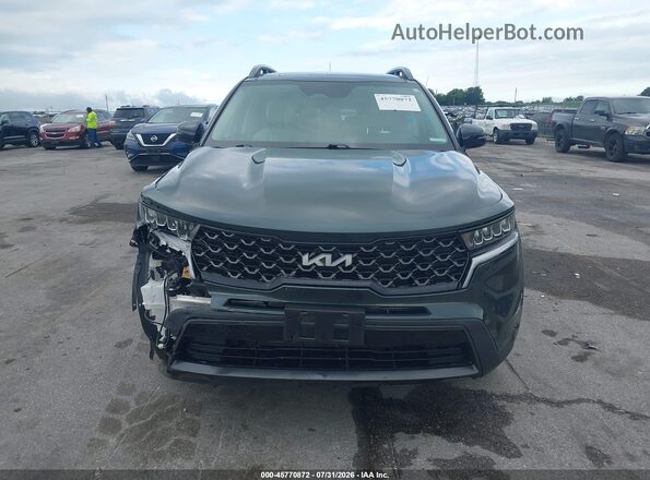 5XYRLDLC6PG188281 2023 KIA SORENTO Green Widok zestawu wskaźników