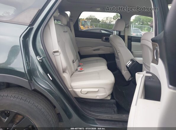 5XYRLDLC6PG188281 2023 KIA SORENTO Green Widok naklejki z numerem VIN