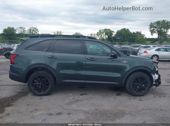 5XYRLDLC6PG188281 2023 KIA SORENTO Green Widok wnętrza z tyłu