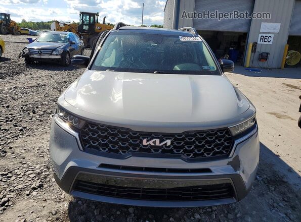 5XYRLDLC7PG229517 2023 KIA SORENTO Gray Vista frontal