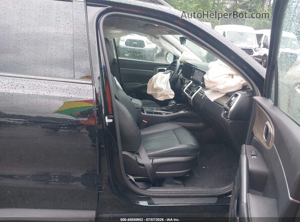 5XYRLDLC8NG080354 2022 KIA SORENTO Черный Вид салона спереди