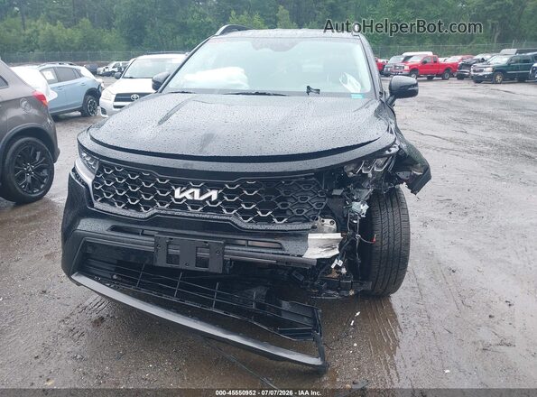 5XYRLDLC8NG080354 2022 KIA SORENTO Черный Вид спереди
