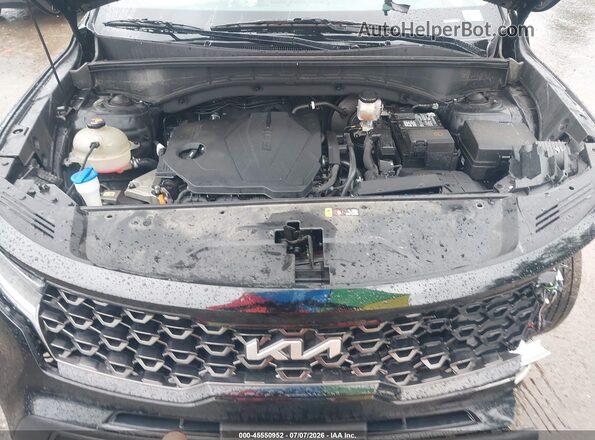 5XYRLDLC8NG080354 2022 KIA SORENTO Черный Вид сзади