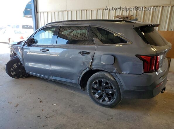 5XYRLDLC9MG024146 2021 KIA SORENTO Серый Задняя левая четверть
