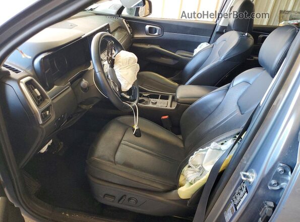 5XYRLDLC9MG024146 2021 KIA SORENTO Серый Вид салона спереди