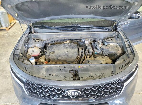 5XYRLDLC9MG030206 2021 KIA SORENTO Gray Շարժիչի բաժամունքի տեսք