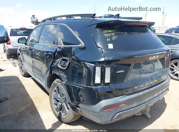 5XYRLDLC9NG094487 2022 KIA SORENTO Черный Задняя левая четверть