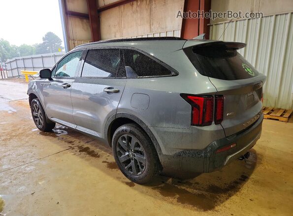 5XYRLDLCXMG020901 2021 KIA SORENTO Gray Trasero izquierdo