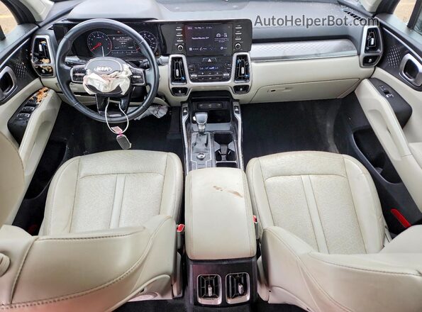 5XYRLDLCXMG020901 2021 KIA SORENTO Gray Vista del salpicadero