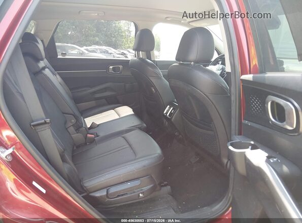 5XYRLDLCXMG065370 2021 KIA SORENTO Red VIN sticker view